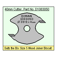 40 x 4mm Cutter for Size 5 Biscuits