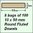 8 Bags of 100, 10 x 50mm Round Fluted Dowels