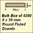 1 Box of 4390, 8 x 38mm Round Fluted Dowels