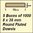5 Boxes of 1000, 8 x 38mm Round Fluted Dowels
