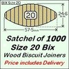 1 Satchel of 1000 Size 20 Bix - Price includes Delivery and GST
