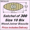1 Satchel of 300 Size 10 Bix. Price includes Delivery and GST