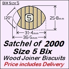 1 Satchel of 2000, Size 5 Bix. Price includes Delivery and GST