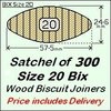 1 Satchel of 300 Size 20 Bix - Price includes Delivery and GST